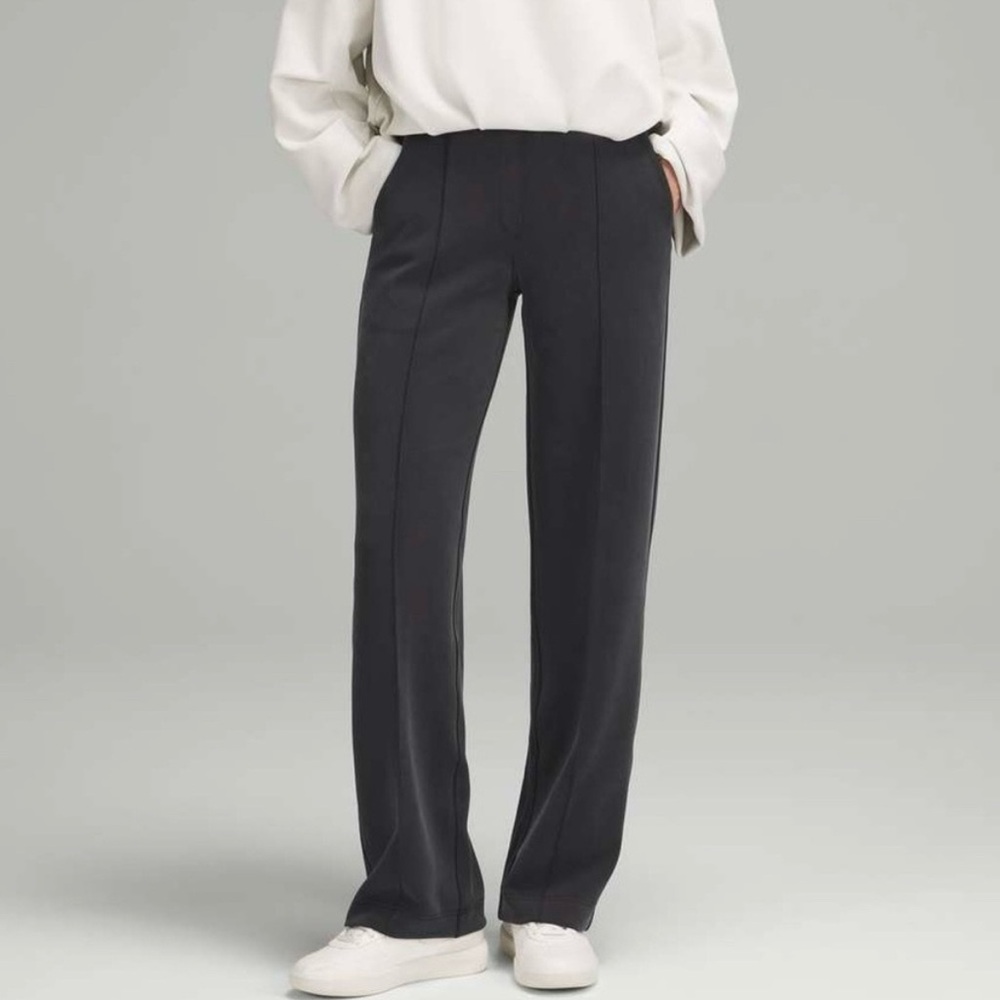 Lululemon Softstreme Midrise Pintuck Pants  Charcoal Joggers